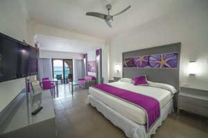 Ocean View Junior Suites at the Hotel Riu Cancun